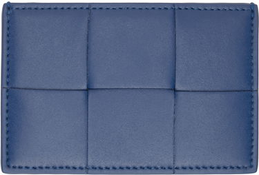 Портфейл Bottega Veneta Cassette Credit Card Holder Синьо | 748052 VBWD3, 0