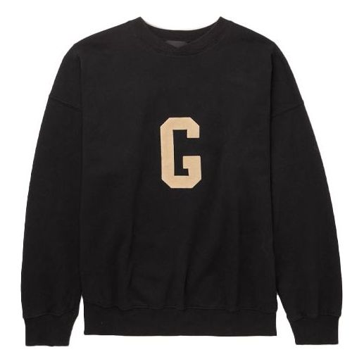 Пуловер Fear of God Fear of God Logo Sweatshirt Черно | FOG-SS21-686