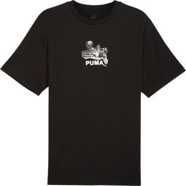 Тениска Puma Graphics Bicycle Kick Graphic T-Shirt Черно | 628005-01, 0