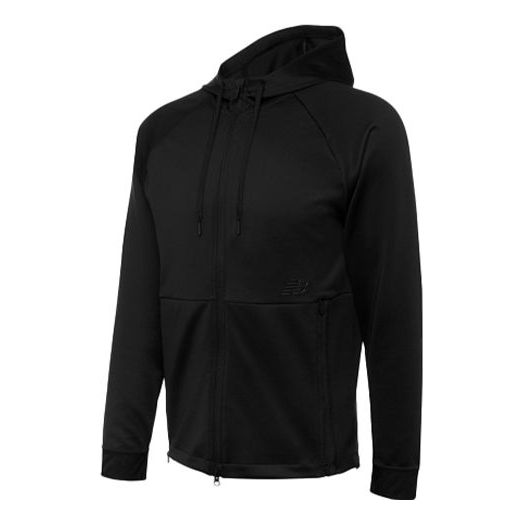 Суитчър New Balance Sportswear Hooded Jacket Черно | AMJ01051-BK