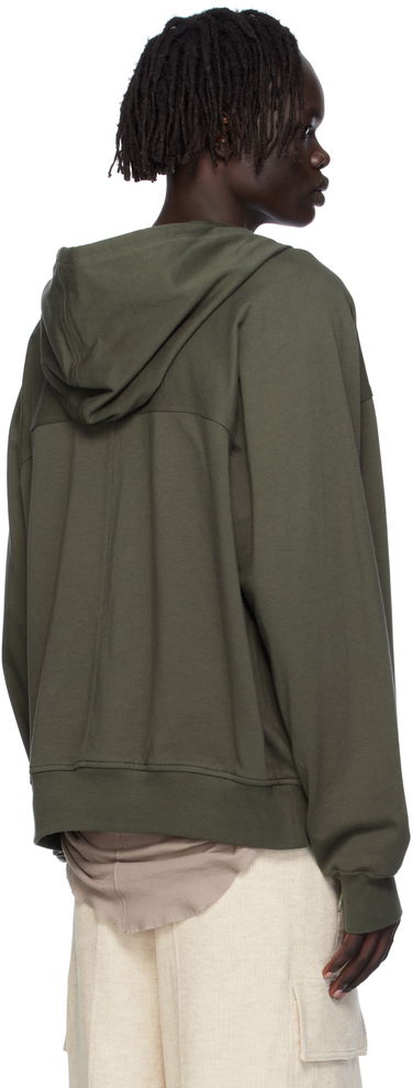 Суитчър Rick Owens Rick Owens Concordians Windbreaker Hoodie Зелено | RU02E1241 BA, 2