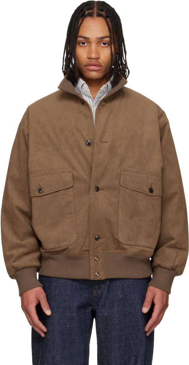 Insulation Crew Faux-Suede Jacket