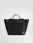 Dolce & Gabbana Calfskin and Panama Tote Bag