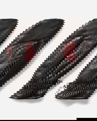 Ръкавици OUR LEGACY Spheric Leather Mittens Черно | A4258SBN 001, 3