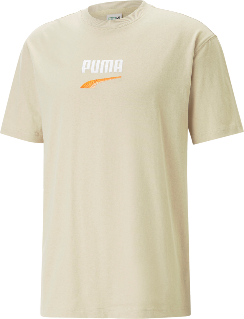Тениска Puma DOWNTOWN Logo Short Sleeve T-Shirt Бежово | 538248-088