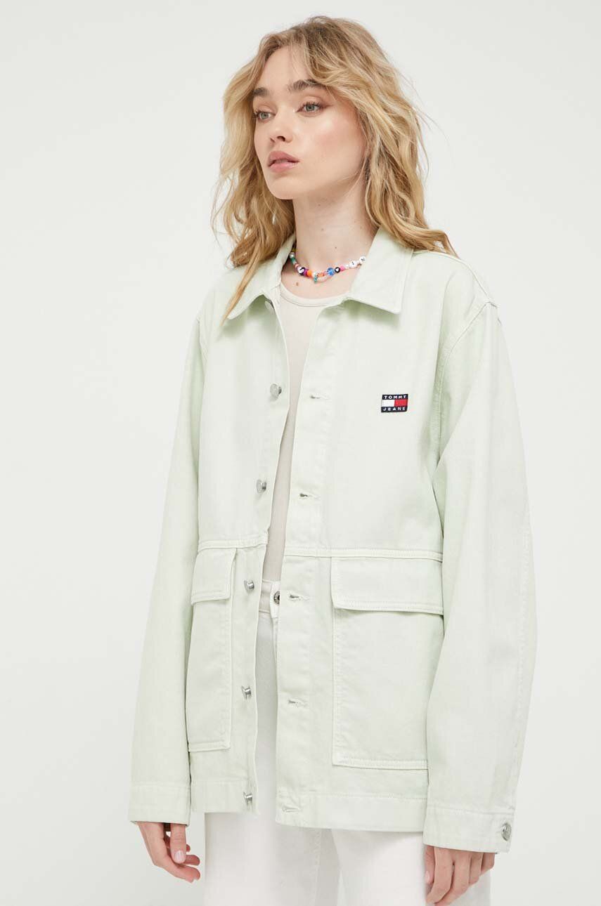 Яке Tommy Hilfiger Denim Jacket Зелено | DW0DW16089, 0