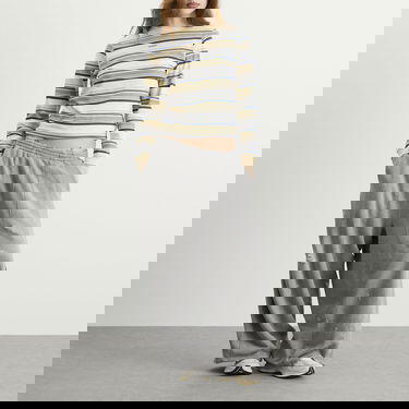 Спортни панталони Needles Deconstructed H.D. Sweat Pants with Butterfly Graphic Сиво | RW337-A, 4