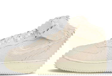 Кецове и обувки Nike Stussy x Air Force 1 Mid "Hemp" Бежово | DJ7841-200, 2