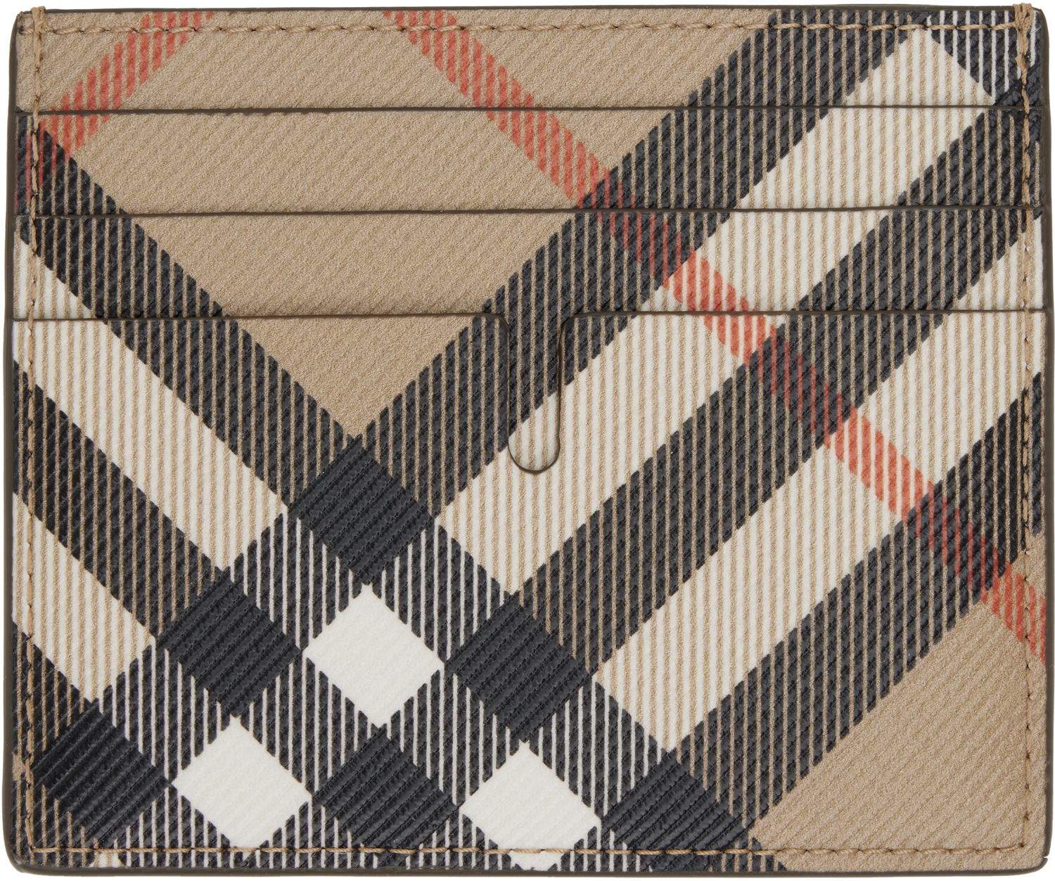 Портфейл Burberry Burberry Sandon Card Holder Бежово | 8112305, 0