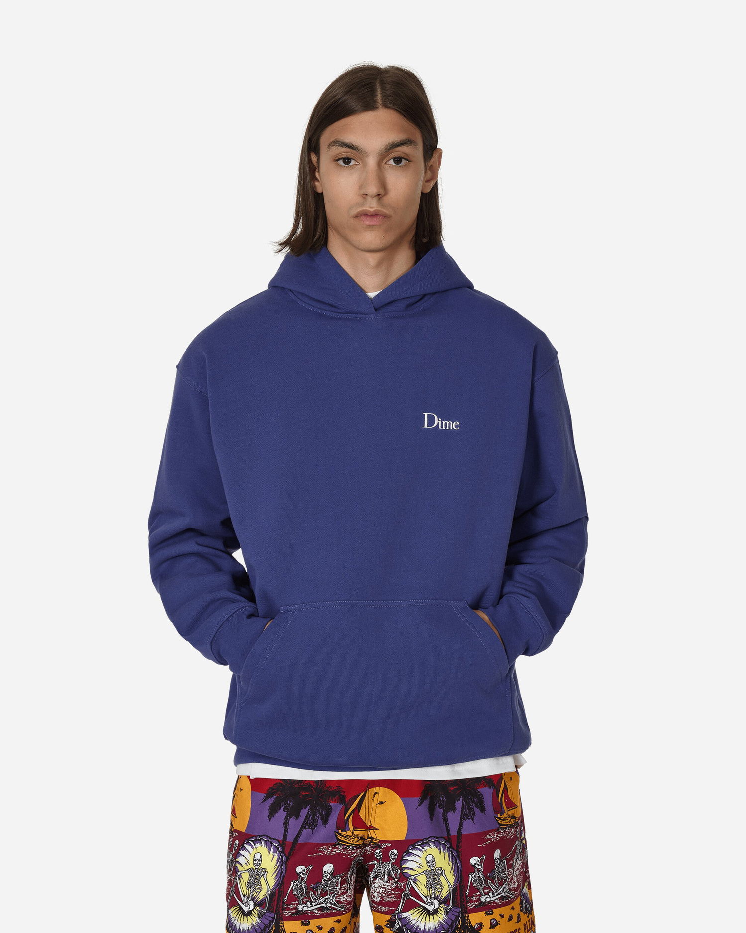 Суитчър Dime Classic Small Logo Hoodie Лилаво | DIMESU2311MUL, 1