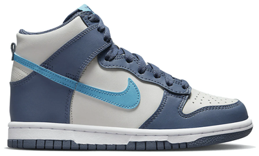 Кецове и обувки Nike Dunk High Light Bone Diffused Blue GS Синьо | DB2179-006, 0