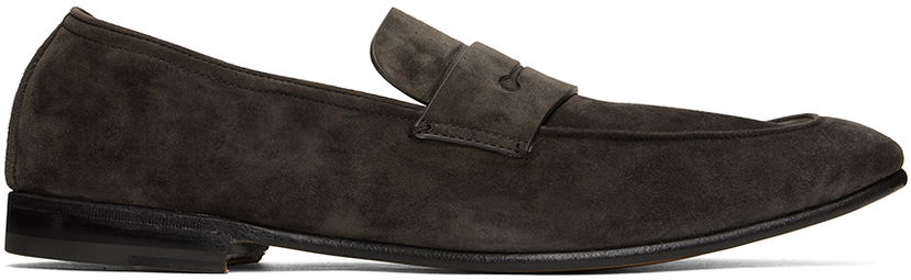 Облекло ZEGNA ZEGNA L'Asola Suede Loafers Сиво | LHCAC-A4675Z-AFR