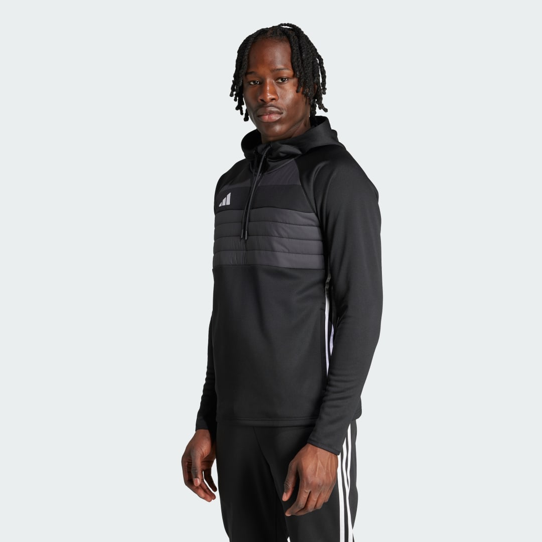 Суитчър adidas Performance Tiro 25 Essentials Winterized Training Hoodie Черно | JN9466, 0