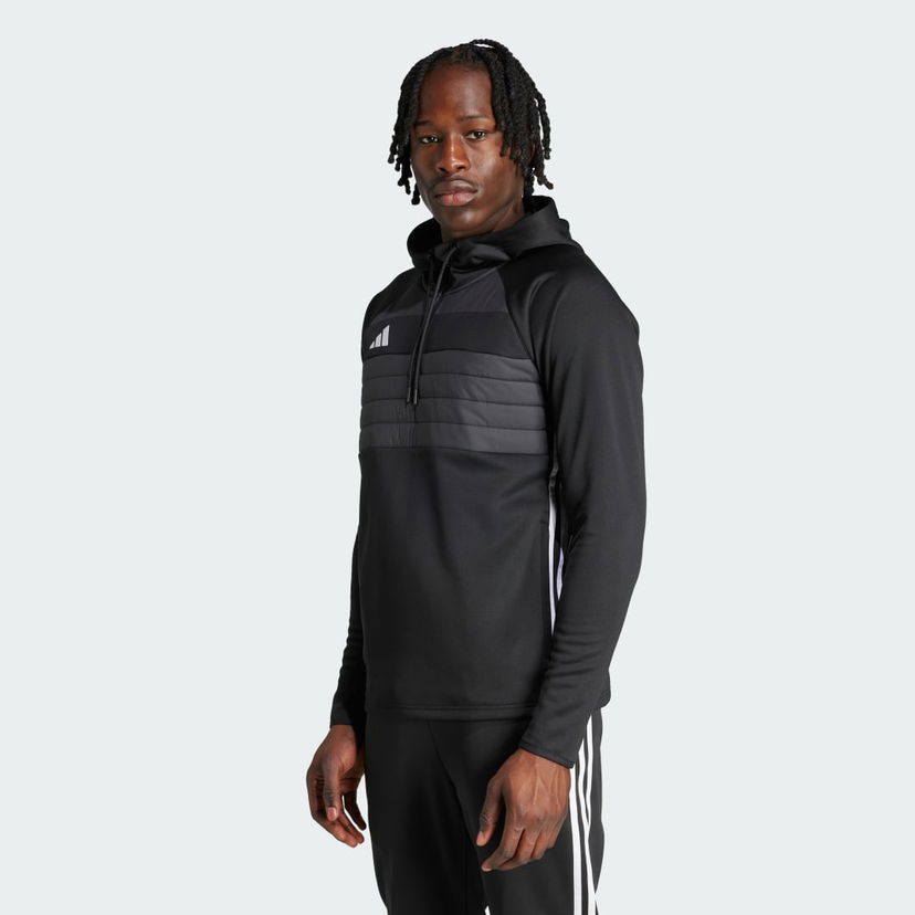 Суитчър adidas Performance Tiro 25 Essentials Winterized Training Hoodie Черно | JN9466