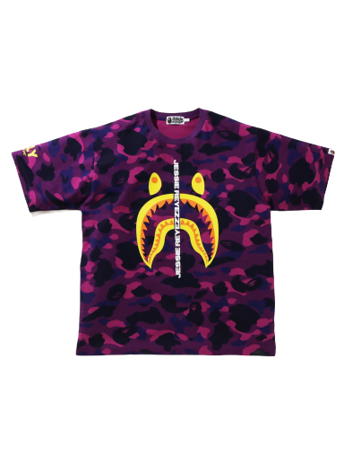 Тениска BAPE Jessie Reyez x Shark Relaxed Tee Лилаво | 001CSH231903XPUR