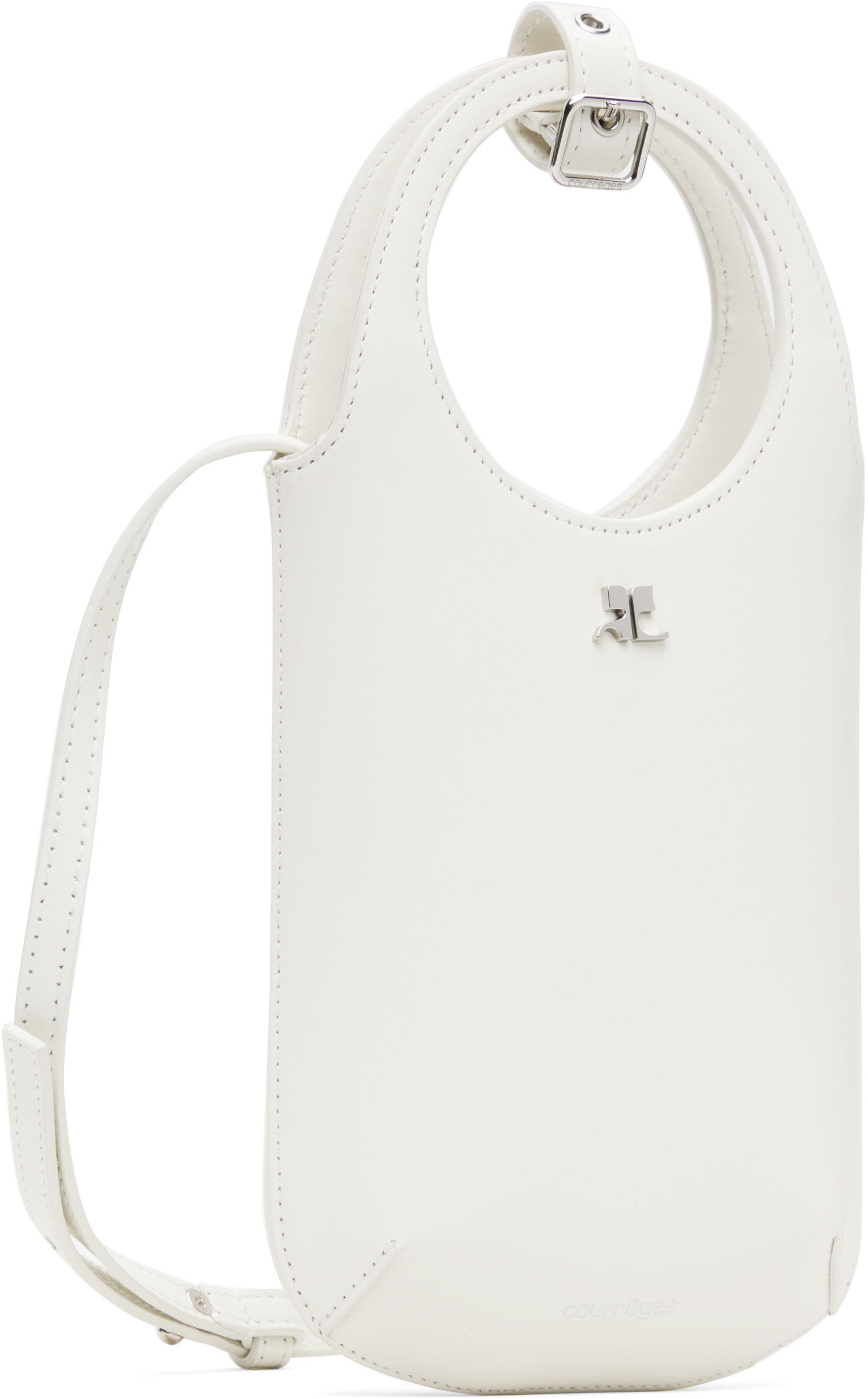 Дамска чанта Courrèges Courrèges Slim Holy Bag Бяло | 225GSA178CR0065, 1