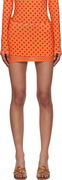 Miaou Elektra Polka Dot Print Miniskirt
