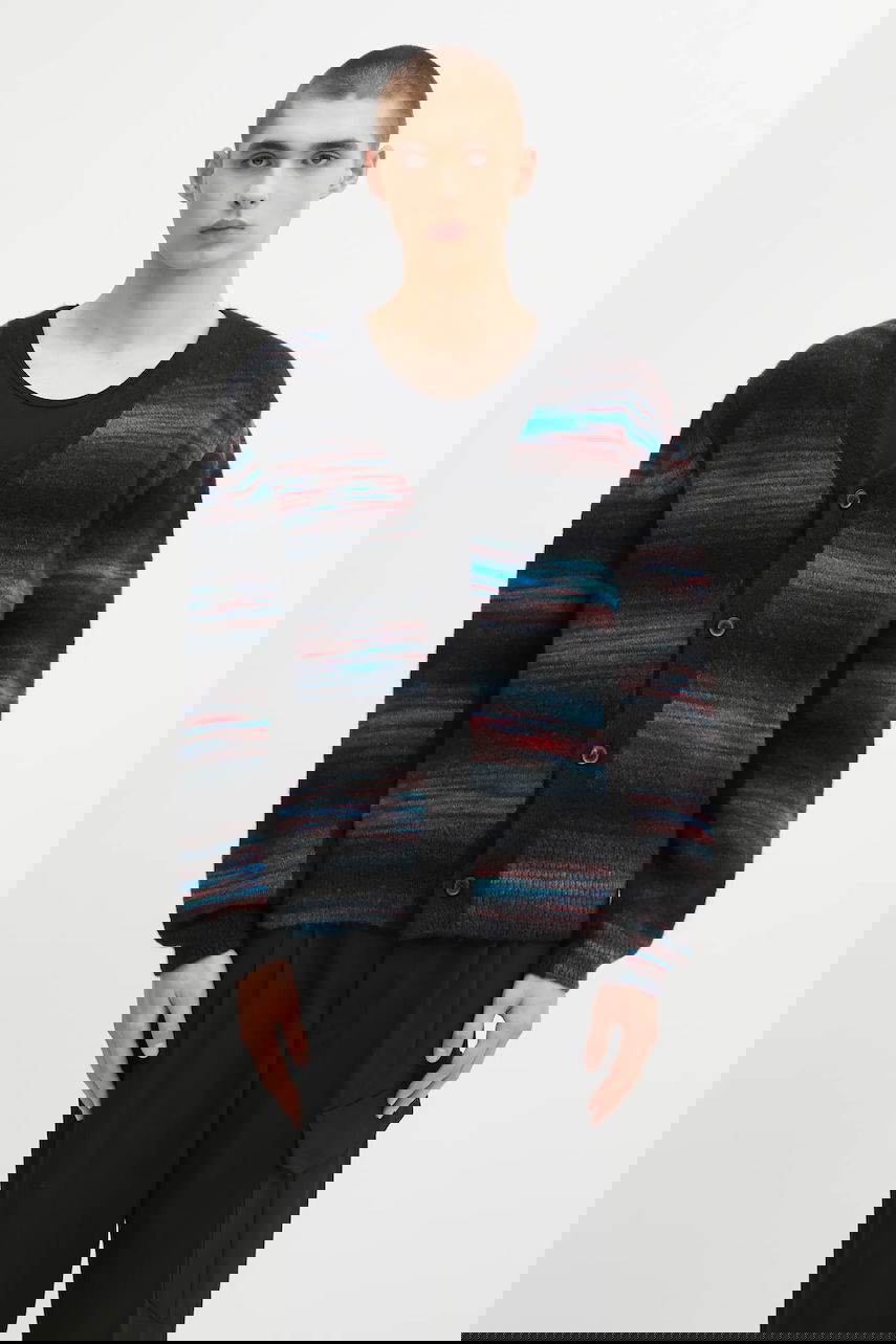 Пуловер Paul Smith Paul Smith Striped Wool Blend Cardigan Многоцветен | M1R.568Z.T02830, 0
