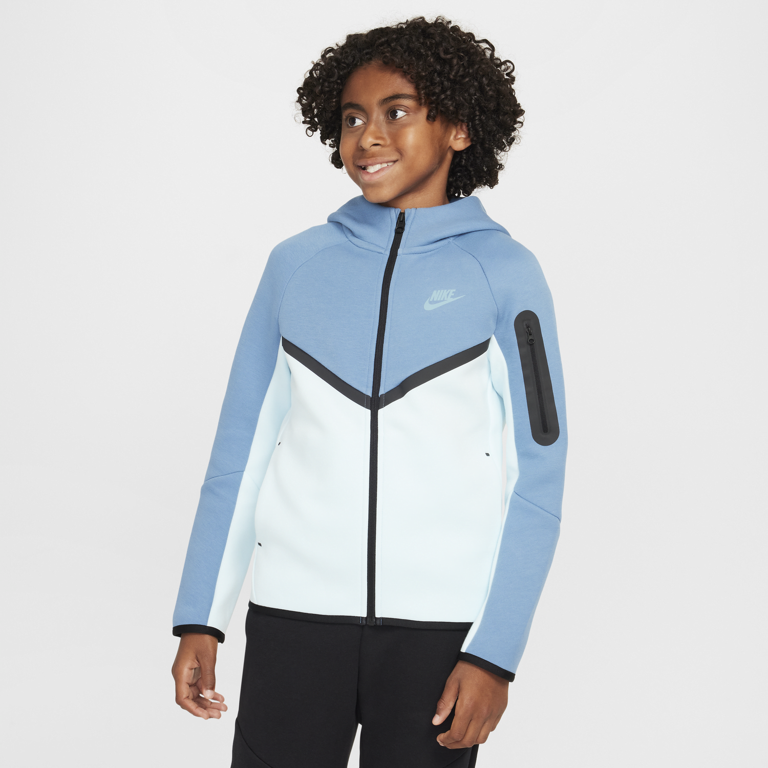 Суитчър Nike Nike Sportswear Tech Fleece Full-Zip Hoodie Синьо | HV5867-474, 0