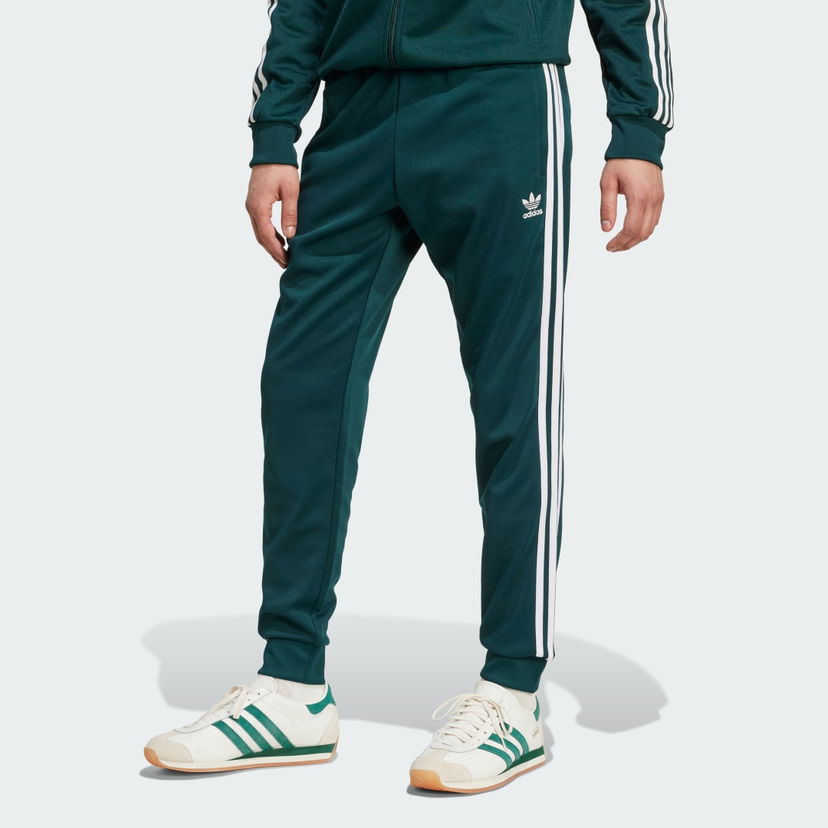 Спортни панталони adidas Performance Adicolor Classics SST Track Pants Зелено | JY1288
