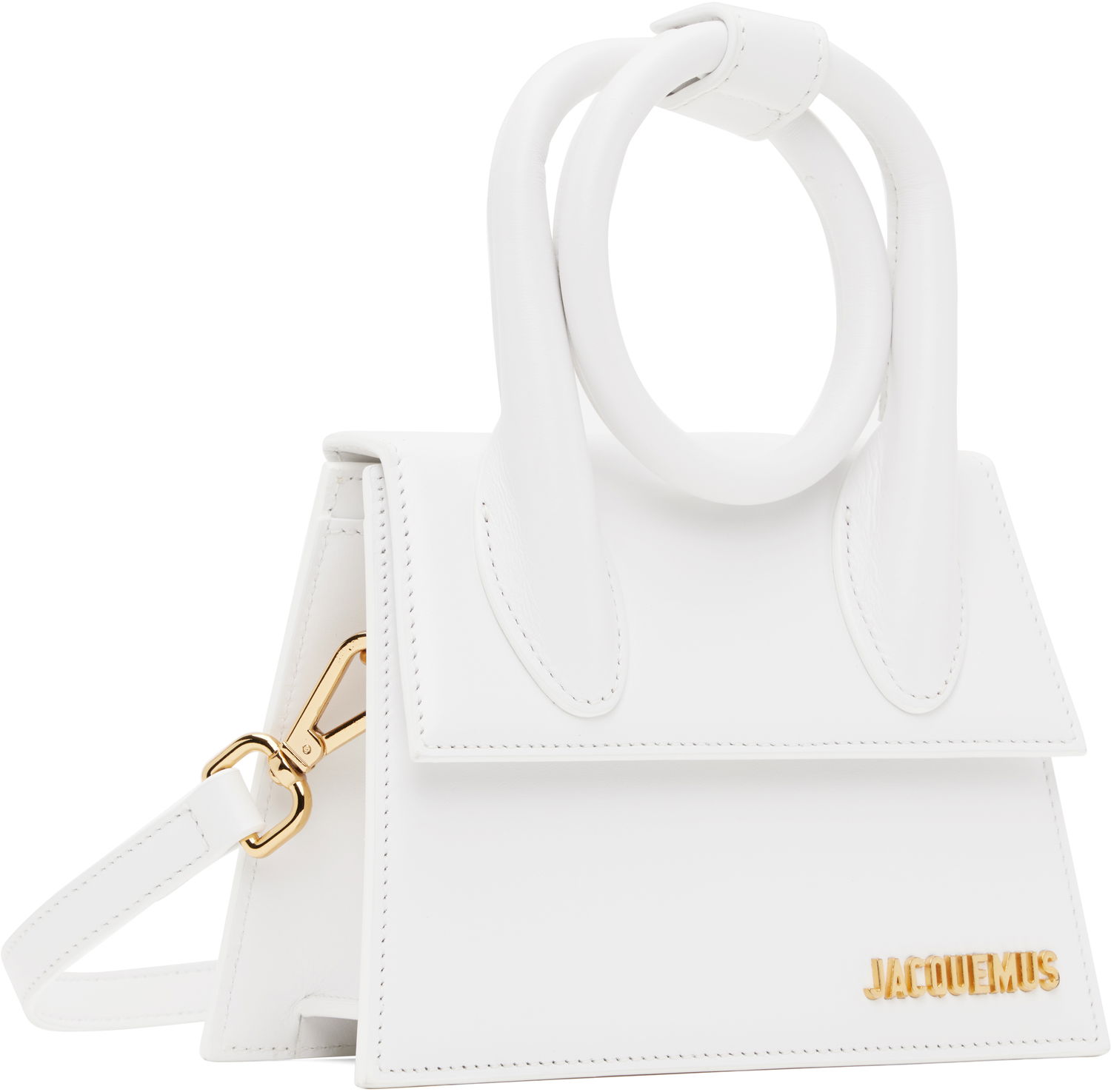Чанта през рамо Jacquemus 'Le Chiquito Nœud' Bag Бяло | 21H213BA005-3000, 1