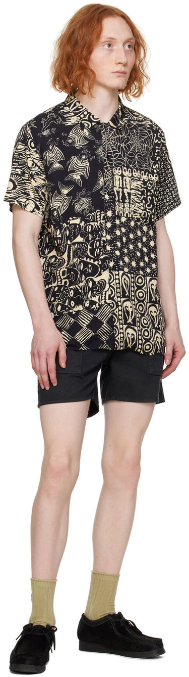 Къси панталони YMC YMC Pocket Shorts Черно | P9WAE, 3