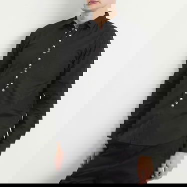 Риза Comme des Garçons Men's Studded Shirt, Size Large Черно | 1P-B001-W25-1, 5