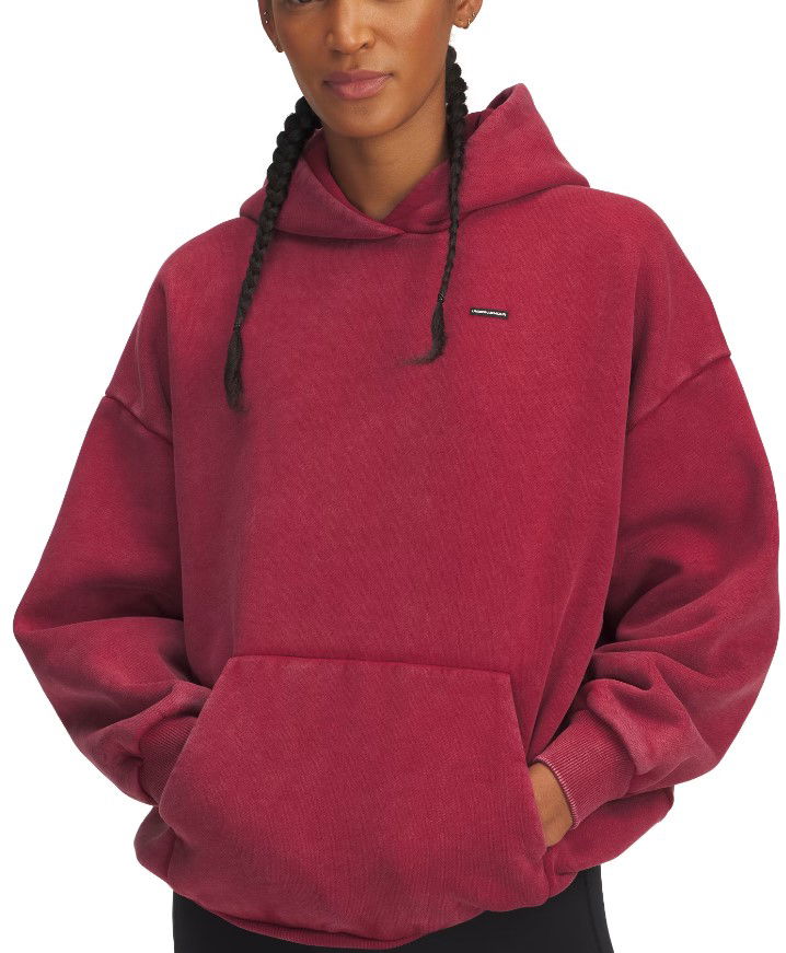 Суитчър Under Armour Oversized Fleece Hoodie Червено | 1386485-625, 0