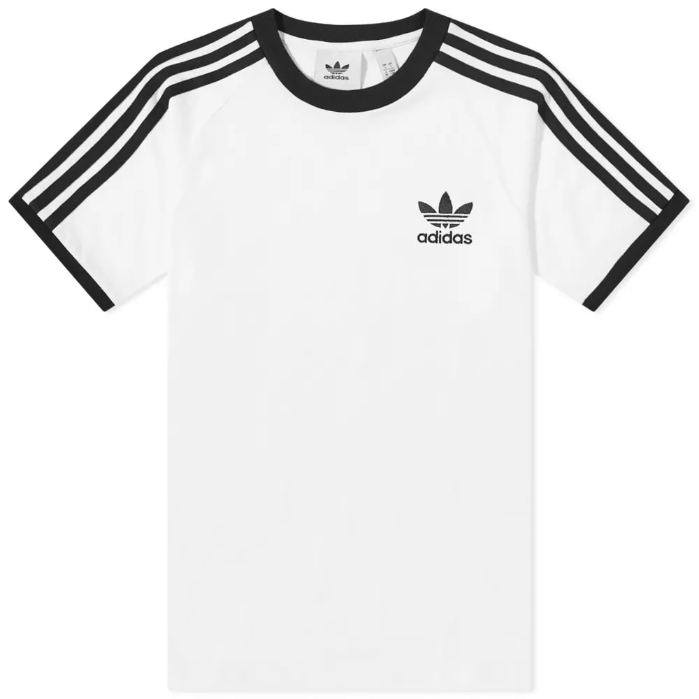 Тениска adidas Originals 3 Stripe Tee Бяло | IA4846, 0