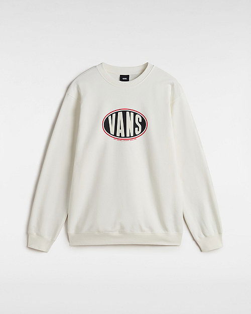 Пуловер Vans Spray On Loose Crew Sweatshirt Size L Бяло | VN000HPQFS8, 0