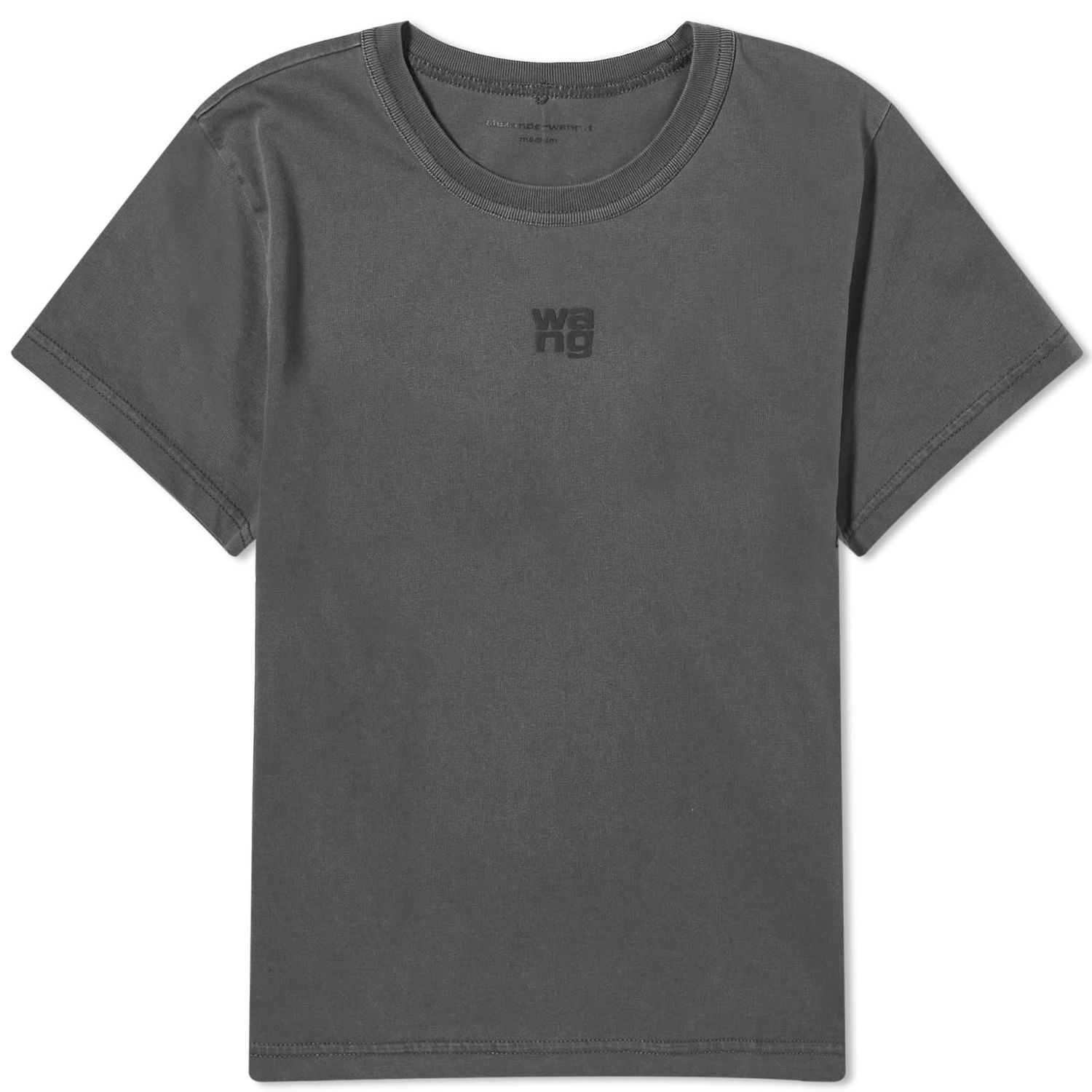 Тениска Alexander Wang Essential Logo T-Shirt Зелено | 4CC3221358-094A, 0
