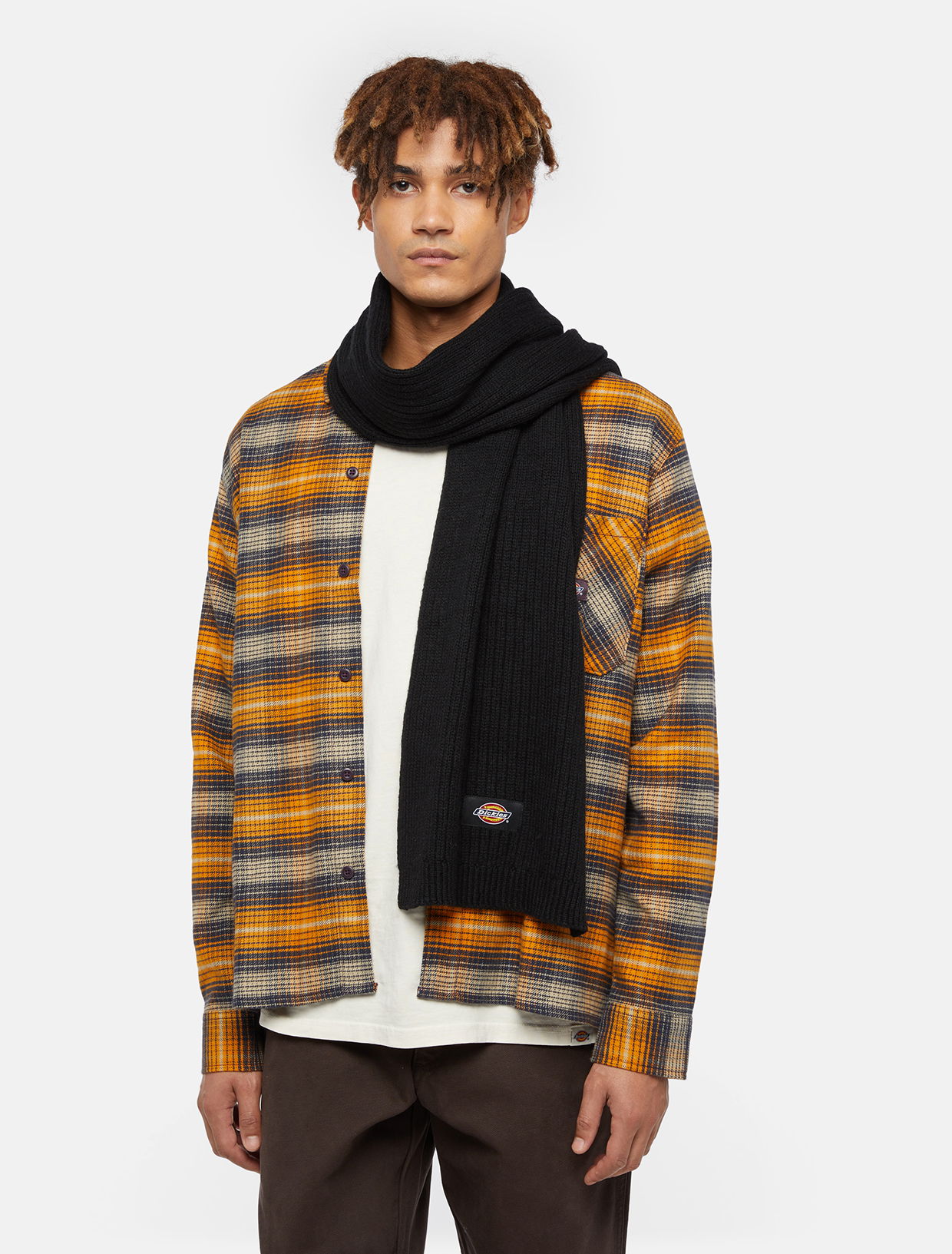 Шал Dickies Rib Scarf Unisex Черно | 0A4Z3G, 0