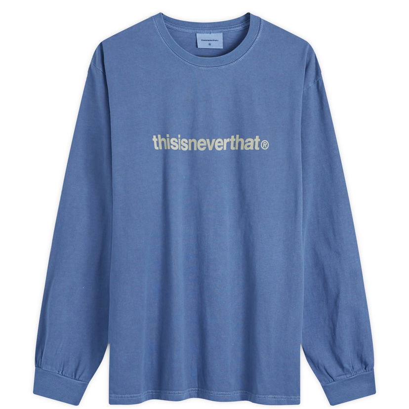 Тениска thisisneverthat T-Logo Long Sleeve T-Shirt Синьо | TN243TTSLT02-WNB