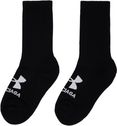 Чорапи Balenciaga Under Armour Edition Tennis Socks Черно | 807160472B4, 1