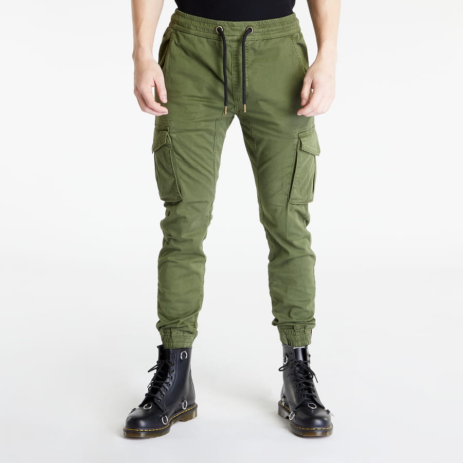 Карго панталони Alpha Industries Cotton Twill Jogger Зелено | 116202-142, 0