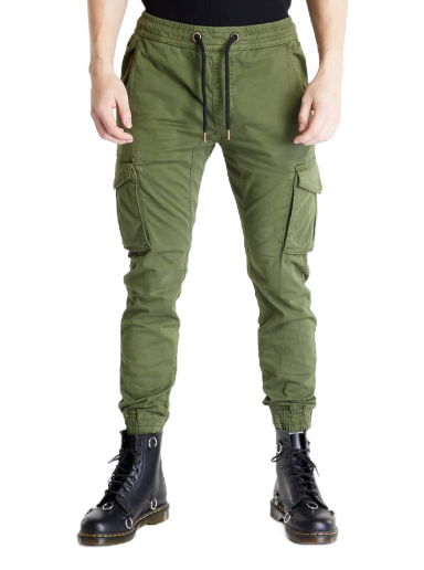 Карго панталони Alpha Industries Cotton Twill Jogger Зелено | 116202-142