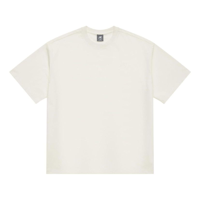 Тениска New Balance Linear Heritage Oversized Jersey T-Shirt Бяло | AMT42335-CIC