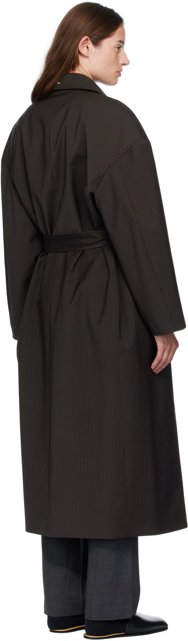 Палта OUR LEGACY OUR LEGACY Pinstripe Court Coat Черно | W4251CC, 2