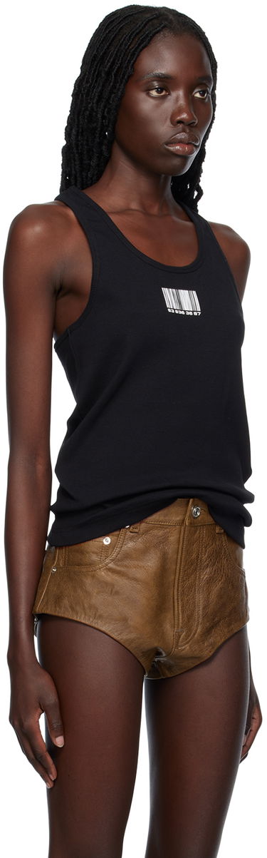 Потник VETEMENTS Barcode Graphic Tank Top Черно | VL18TR220B, 1