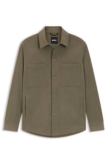 Relaxed-fit jacket in performance corduroy