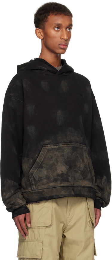 Суитчър We11done Muddy Hoodie Черно | WD-TH3-24-823-U-BK, 1
