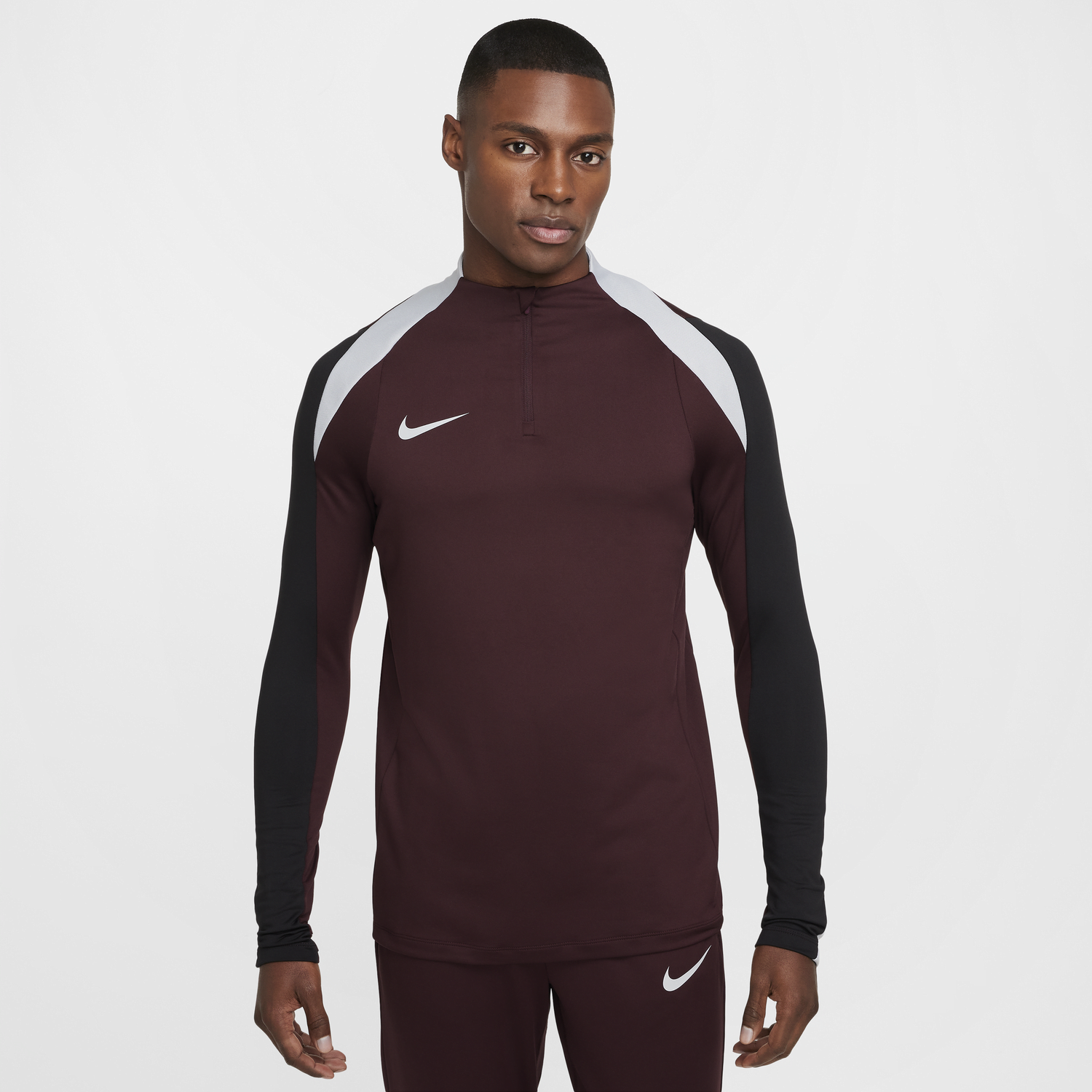 Суитчър Nike Dri-FIT Strike Training 1/2 Zip Червено | FN2403-652, 0