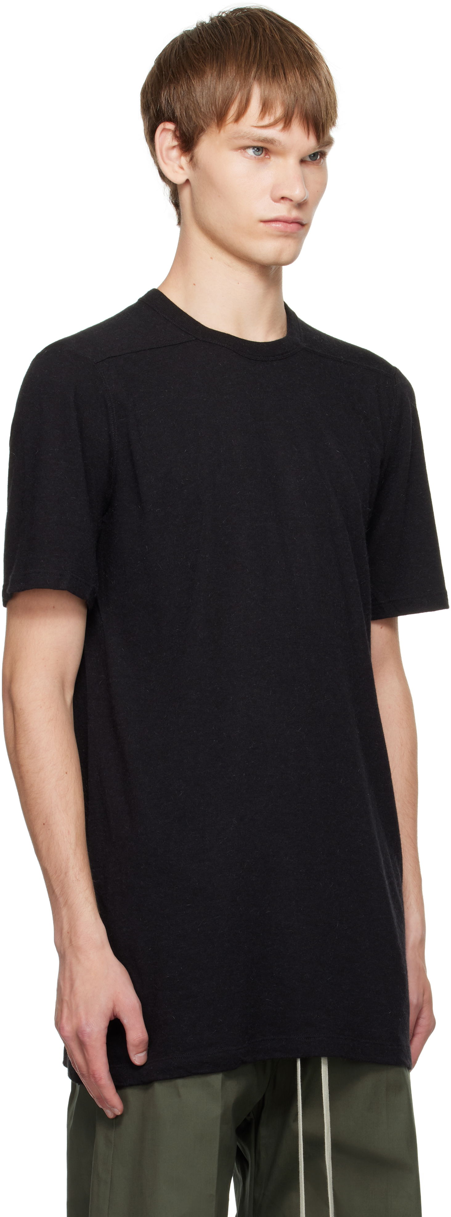 Тениска Rick Owens Rick Owens Concordians Level T-Shirt Черно | RU02E1264 JR, 1