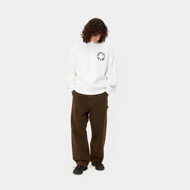 Пуловер Carhartt WIP Work Varsity Crewneck Бяло | I032453_00A_06, 3