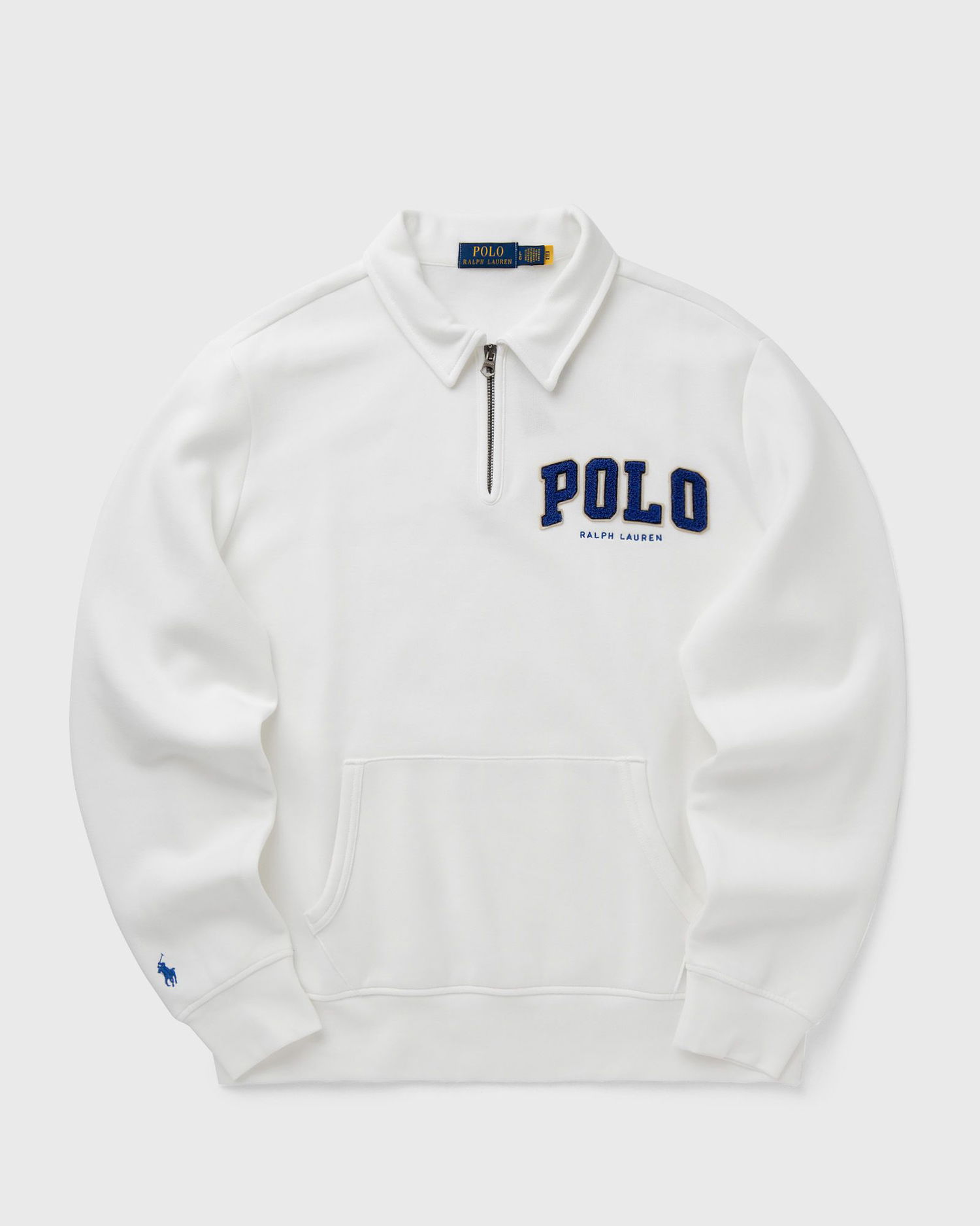 Суитчър Polo by Ralph Lauren Quarter-Zip Sweatshirt Бяло | 710959021002, 0