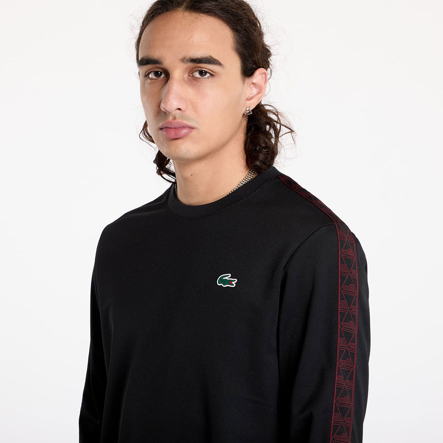 Суитчър Lacoste Sweatshirt Sweatshirts Black L Черно | SH2645 031, 1