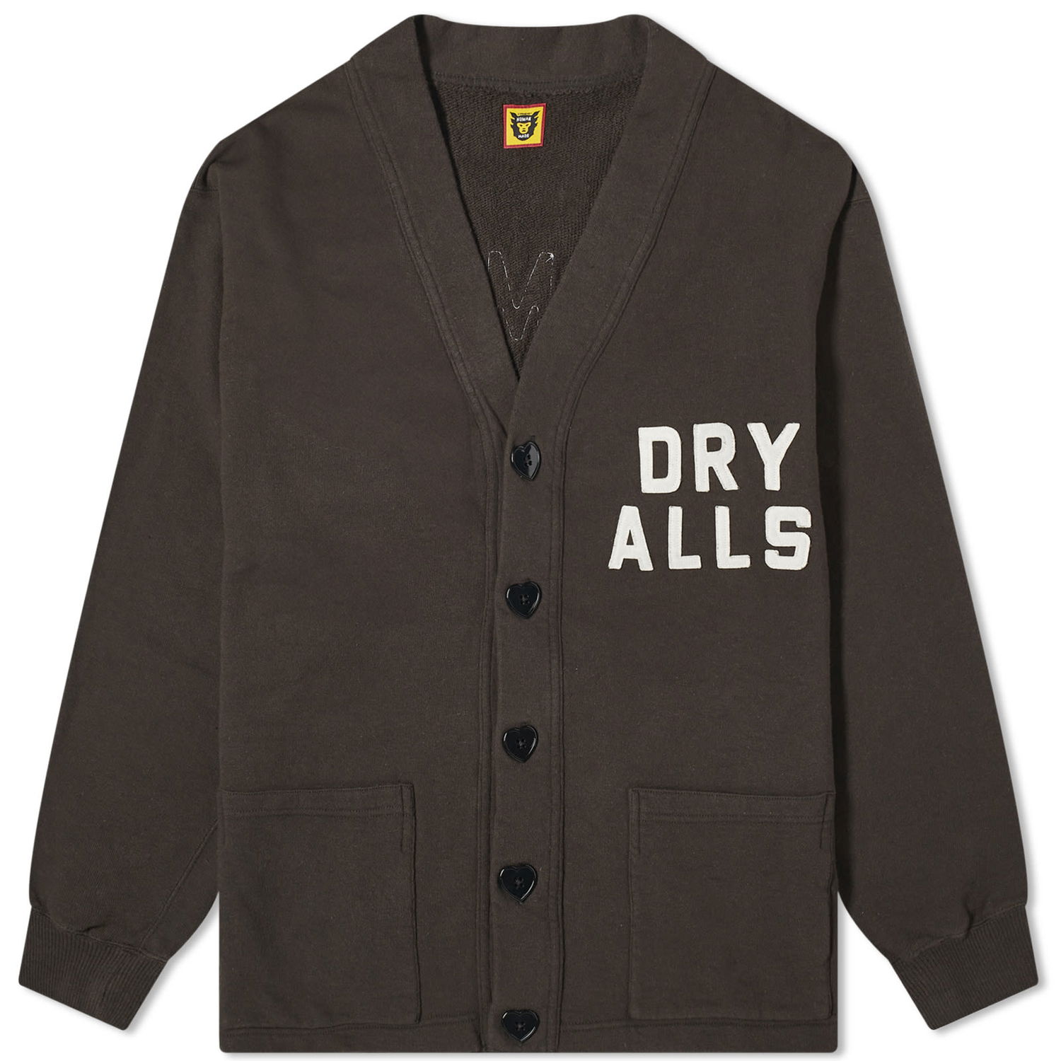 Пуловер Human Made Crew Sweat Cardigan Кафяво | HM26CS029-BK, 0