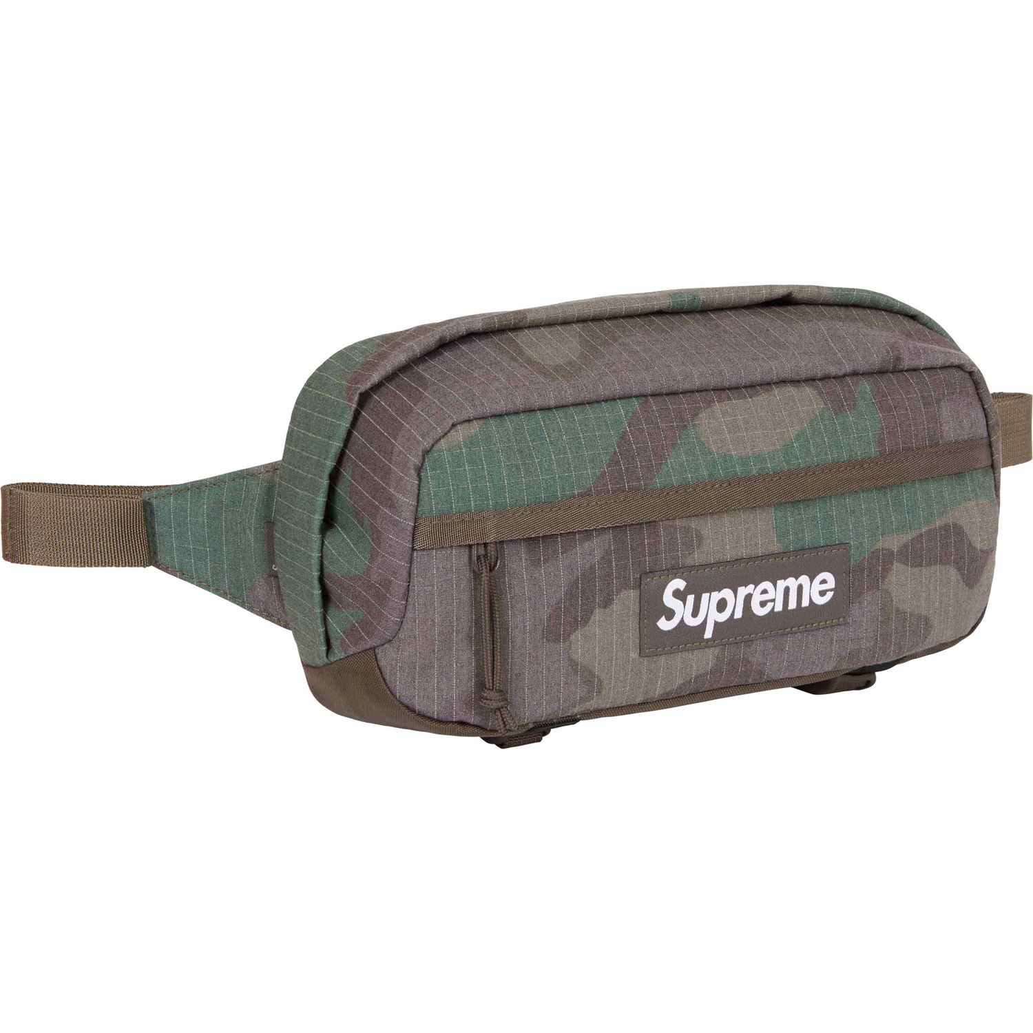 Чанта за кръста Supreme Waist Bag SS24 Зелено | SS24B15 WOODLAND CAMO, 1