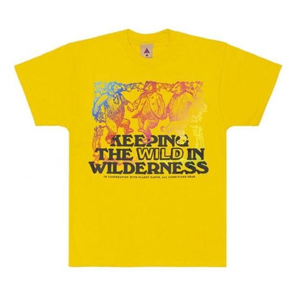 Тениска Nike ACG ACG Keeping The Wild In Wilderness Graphic T-Shirt Жълто | CV7550-709