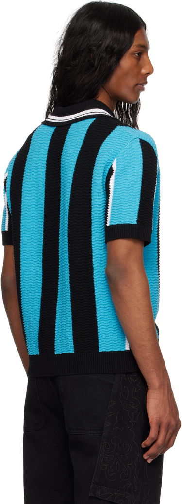 Поло тениска Andersson Bell Andersson Bell Stripe Soccer Polo Sweater Синьо | atb1325m, 2